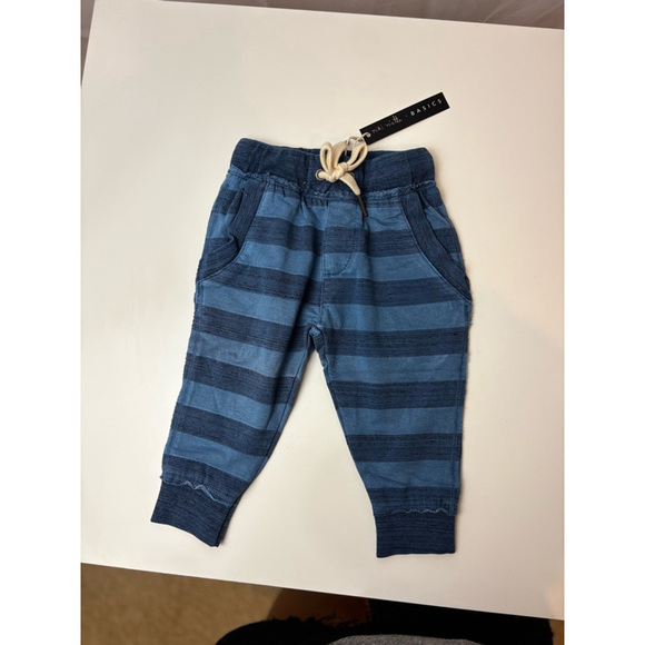 Miki Miette Basics Other - NWT Miki Miette Basics Pants Size 3M Blue Striped